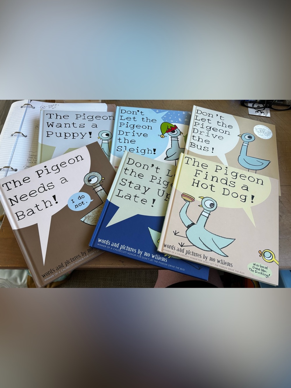 Mo Williams Pigeon Book Lot (6) Finds a Hot Dog, Drive the Bus, Needs Bath